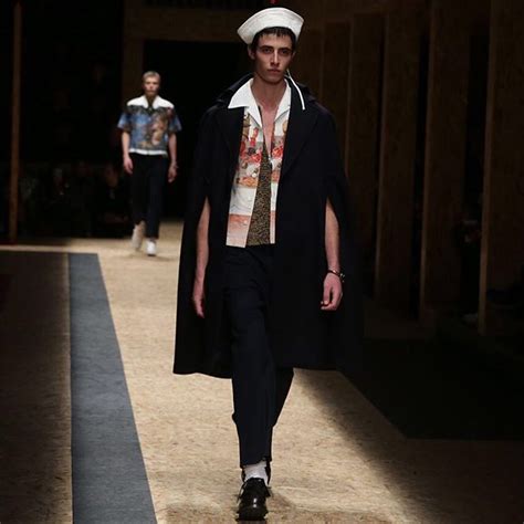 miuccia prada fall 2016 freedom liberation feathers|10 Things to Know: Prada Fall 2016 Men’s Show .